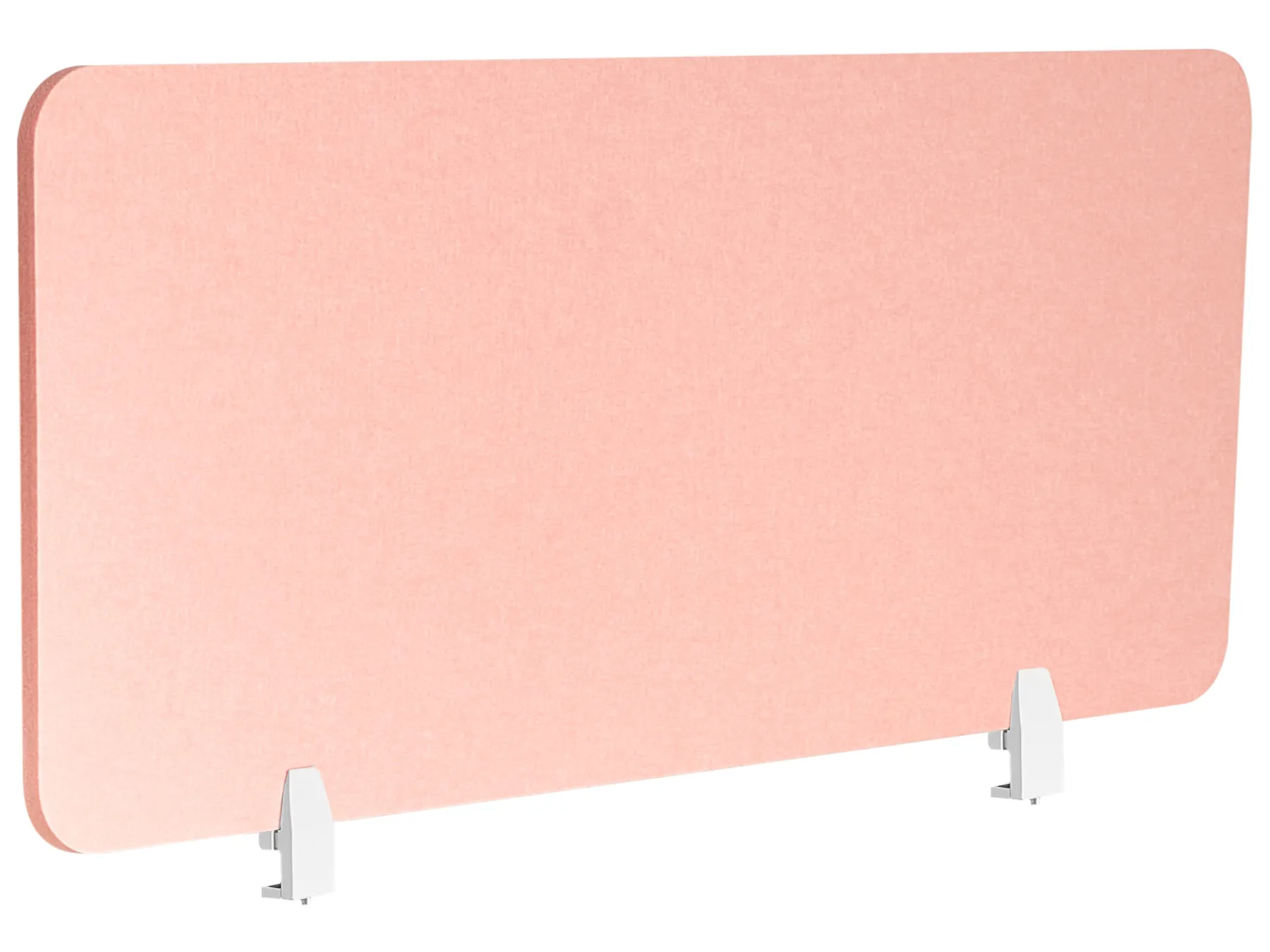 Desk Screen SPLIT 160 x 50 cm Peach Pink_1050626