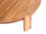Garden Coffee Table ARZELLO  135 cm 90 cm Acacia Wood Brown_1163933