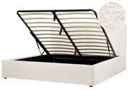 Ottoman Bed MOISSAC Boucle Off-White 180 x 200 cm (EU Super King)_928870