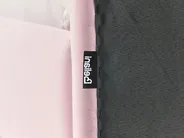 Barnsäng Snäckskal Sammet NEULISE 90 x 200 cm Rosa_984398