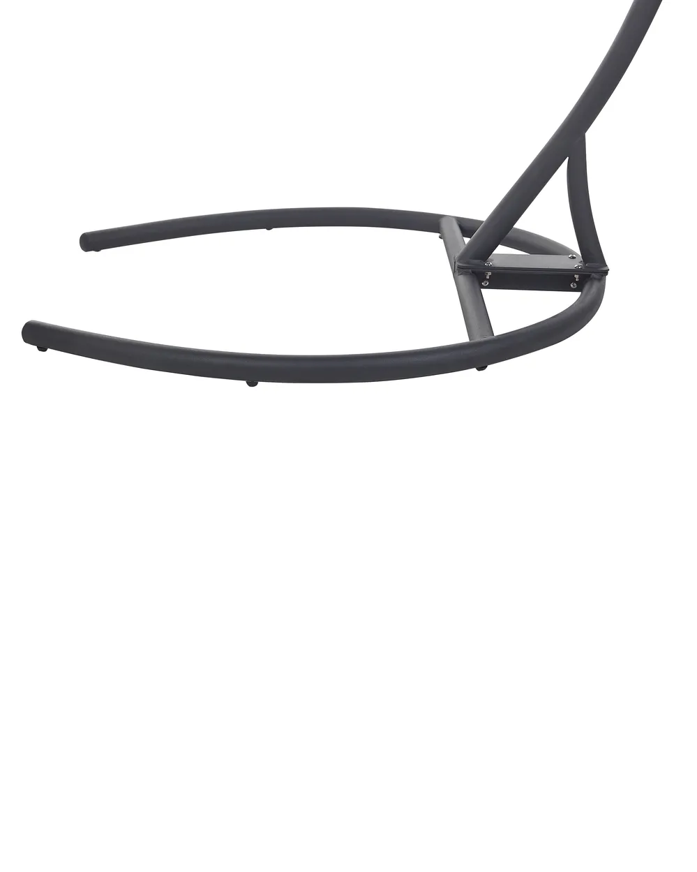 Hanging Chair with Stand SESIA PE Rattan Dark Grey_806054