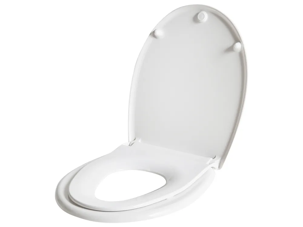 Toalettsits FAGNANO Mjukstängande 2-i-1 Duroplast Vit_1016474