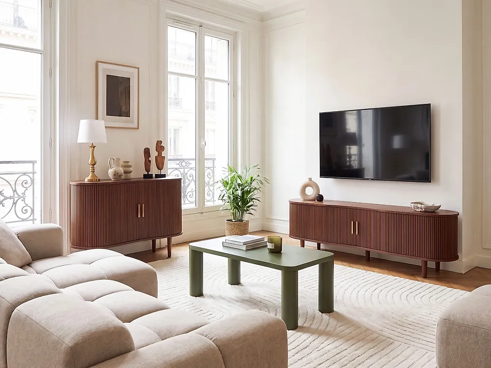 TV-taso LAURA Tummanruskea_1166657