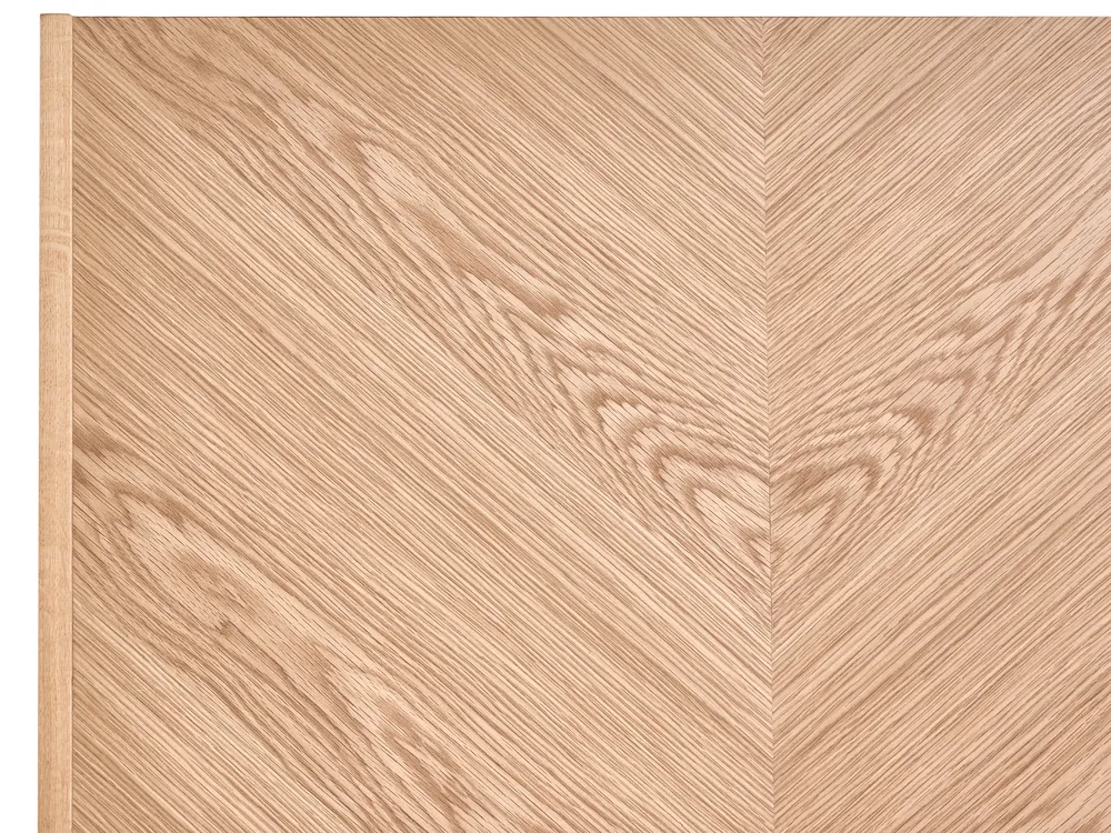 Bed WIZERNES 180 x 200 cm (EU Super King) Light Oak_1055793
