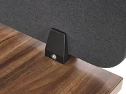 Desk Screen WALLY 72 x 40 cm Dark Grey_800905