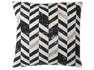 Set of 2 Decorative Cushions HELCONIA 45 x 45 cm Cotton Multicolour Geometric Pattern_769644