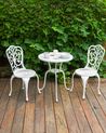 Set of 2 Garden Chairs TRIORA Metal Off-White