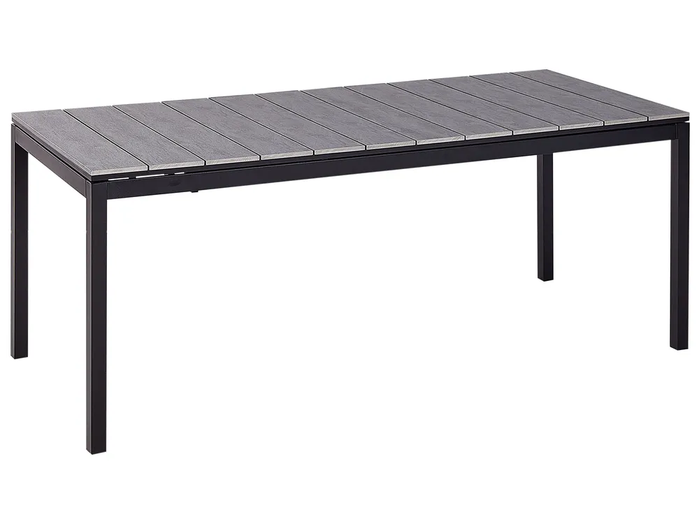 Extending Garden Dining Table TOFANE 198/248 cm 90 cm Grey_928699