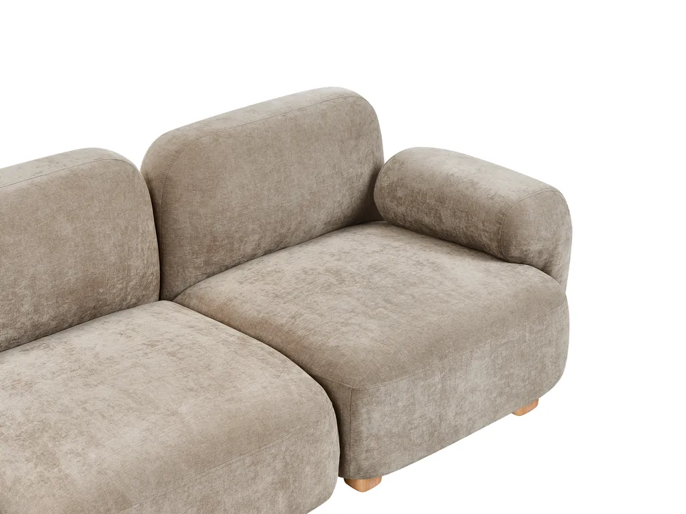Modular Sofa 2 Seater AMLI Fabric Beige_1070225