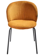 Ruokatuolisetti 2 kpl MILES Vakosametti Oranssi_962609