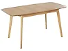 Jatkettava ruokapöytä MADOX Vaalea tammiviilu 120/150 cm 75 cm
