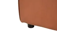 Right-Hand Chaise Longue BRANDE Fabric Golden Brown_1001659