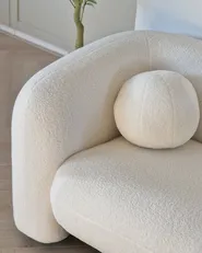 Armchair LEIREN Boucle White_967671