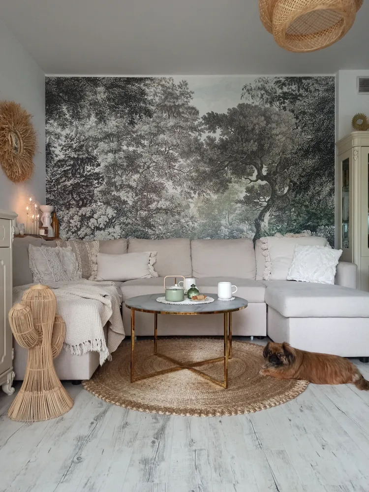Matto ERENCE Beige ø 140 cm_810249