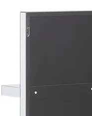 Wall Shelf GAONA Mirrored Silver_788479