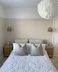 Sänky Chenille MELLE 180 x 200 cm Vaaleanbeige_856799