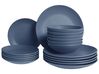 Set of 18 Dinnerware VIVANI Stoneware Blue