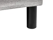 Divan Bed Fabric COUNTESS 120 x 200 cm (EU Small Double) Light Grey_1054530