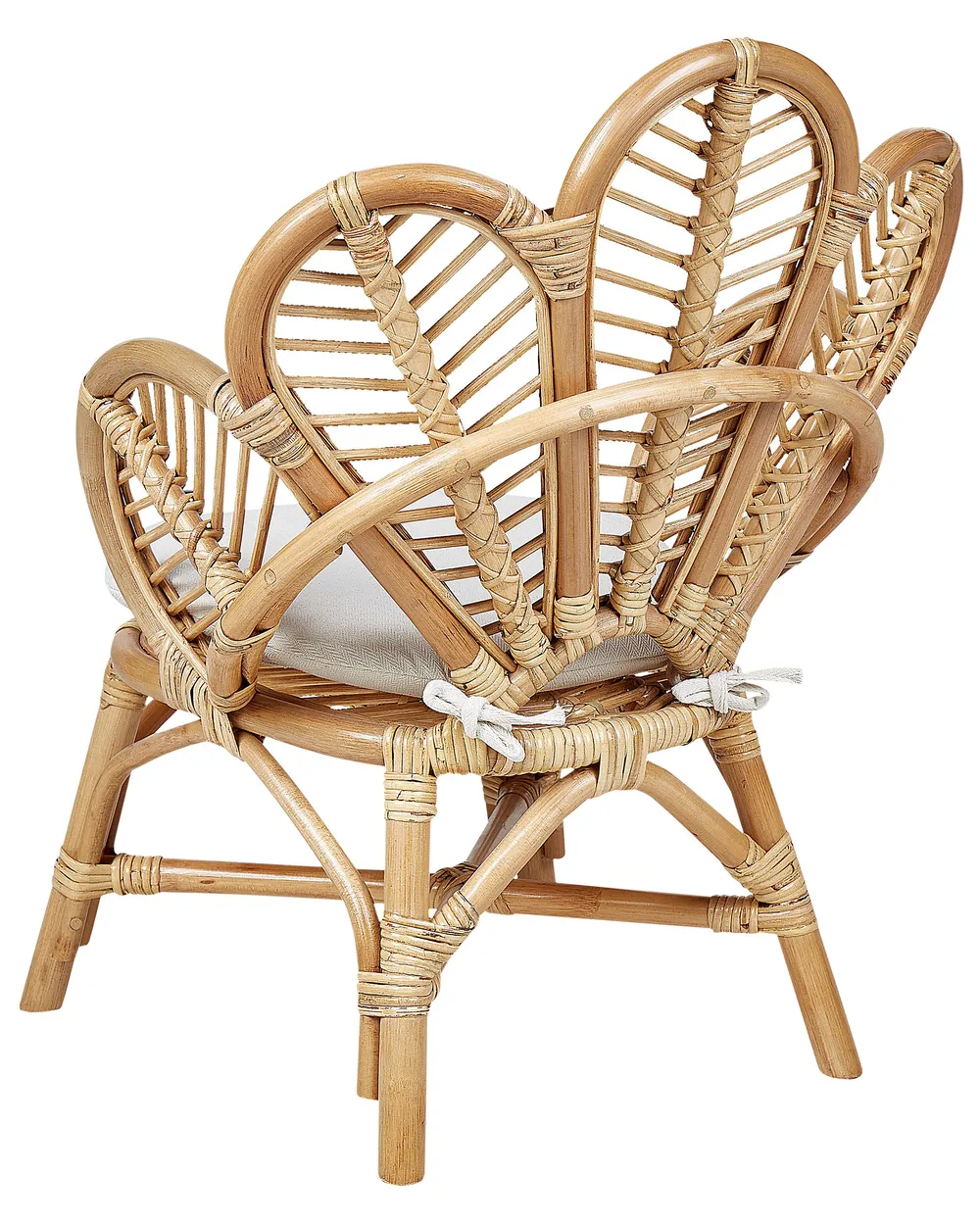 Kids Peacock Chair FLORENTINE II Rattan Natural_900826