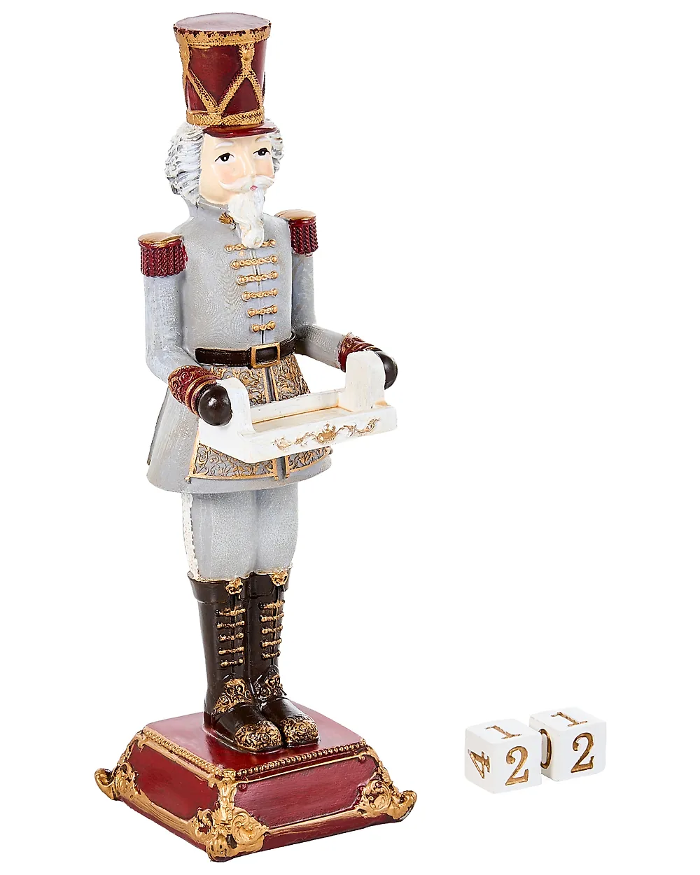 Set med 3 figuriner LED PELLOSNIEMI 32 cm Nötknäckare Flerfärgad_1175315