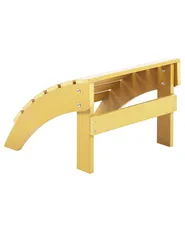 Garden Chair ADIRONDACK with Footstool Yellow_809674