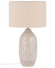 Table Lamp SALZA Ceramic Beige_877436