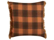 Koristetyyny BARJA 45 x 45 cm Oranssi Ruutukuvio_902658