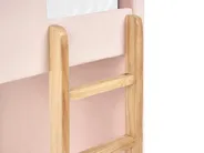 Bunk Bed Velvet CHOCQUES 90 x 200 cm (EU Single) Pastel Pink_1040618