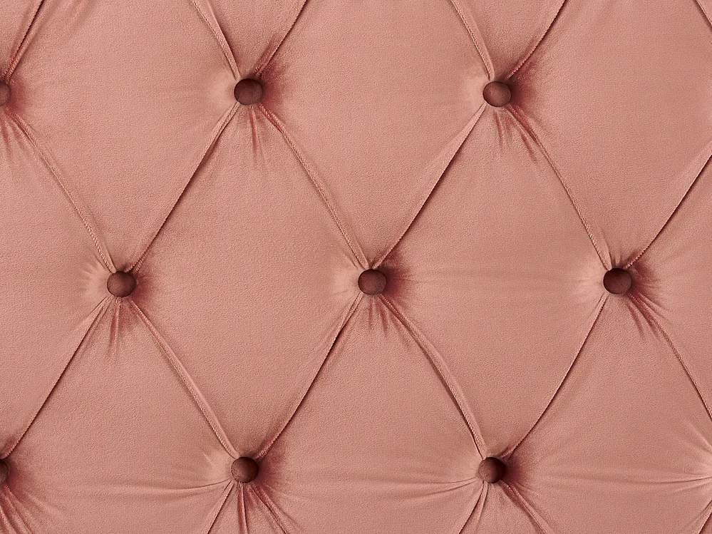 Bed Velvet AYETTE 160 x 200 cm (EU King Size) Pink_832201