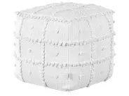 Pouffe HARNAI Cotton White_841513