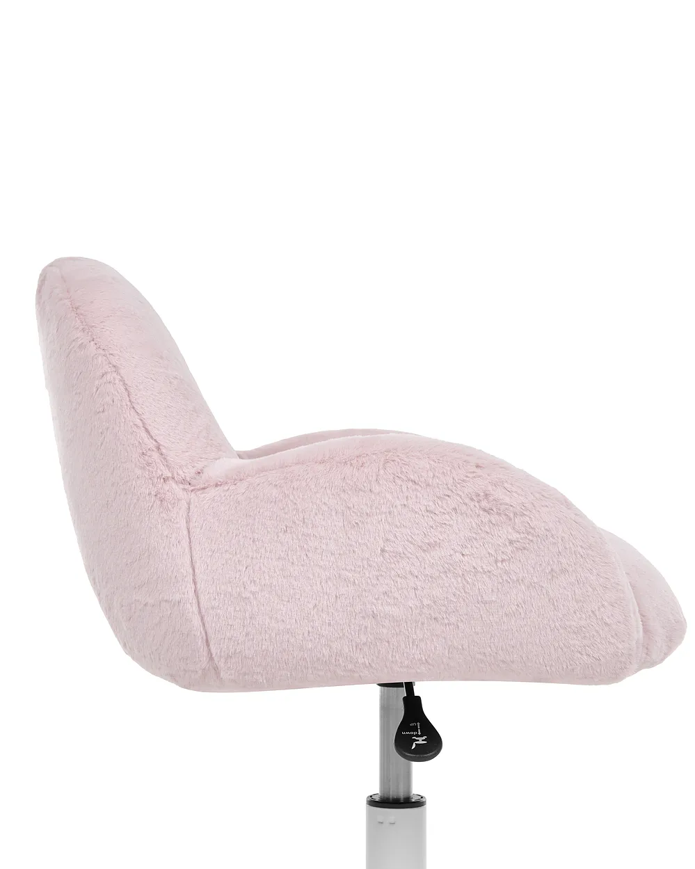 Työtuoli JUBBI Keinoturkis Pastellipinkki_1159630