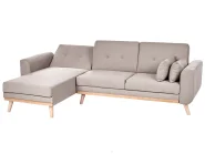 Kulmavuodesohva 3-istuttava KAARINA Kangas Beige Oikea_1095542