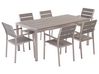 Garden Dining Set 6 Seater VERNIO Grey
