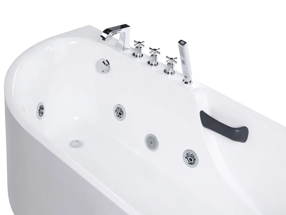 Massagebadkar SAYULA 1700 x 800 mm Vit Vänstervänd_1029514