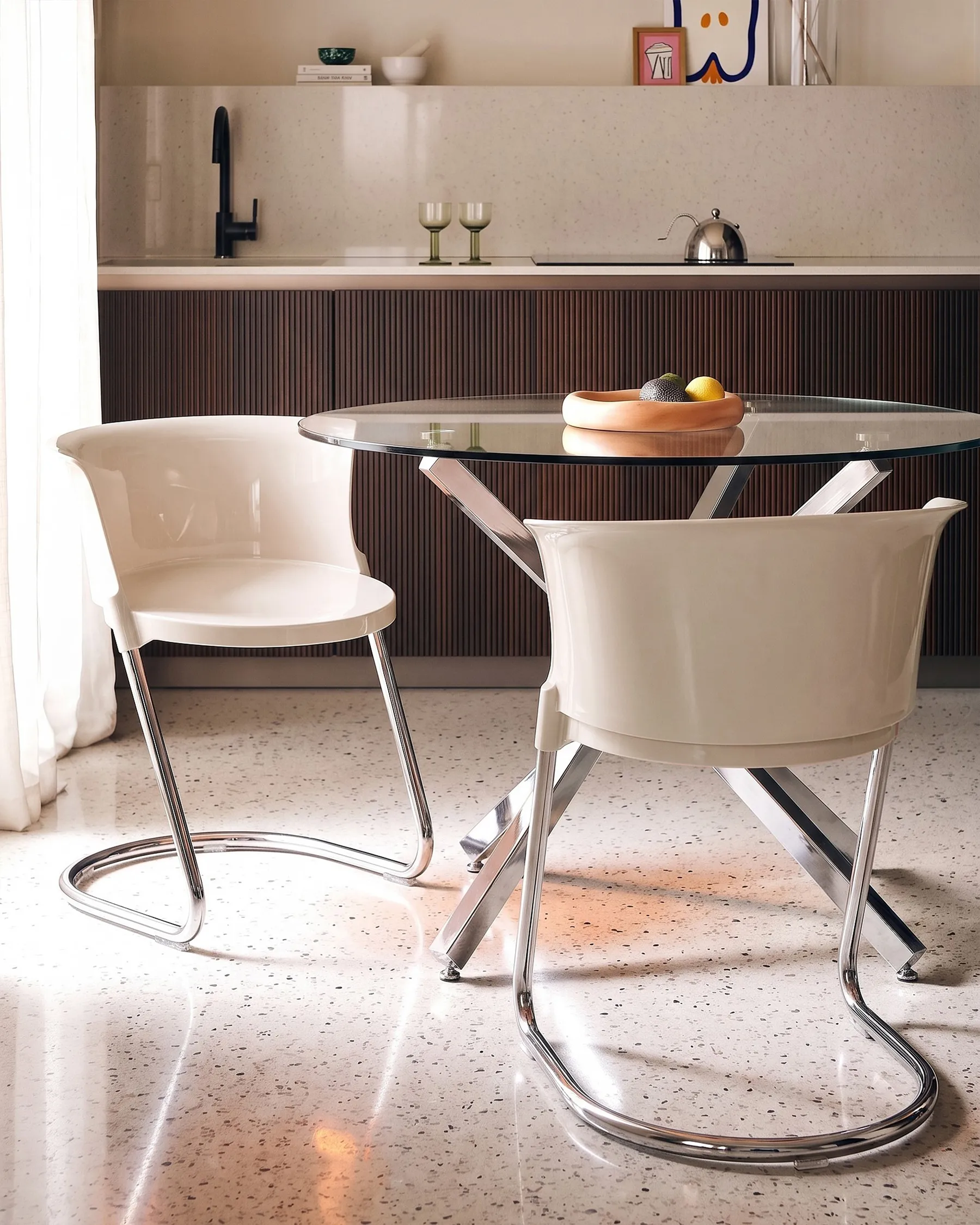 Set of 2 Dining Chairs OSHKOSH Off-White_1100188