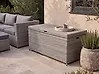 Säilytyslaatikko MODENA 158 cm 63 cm Polyrottinki Harmaa