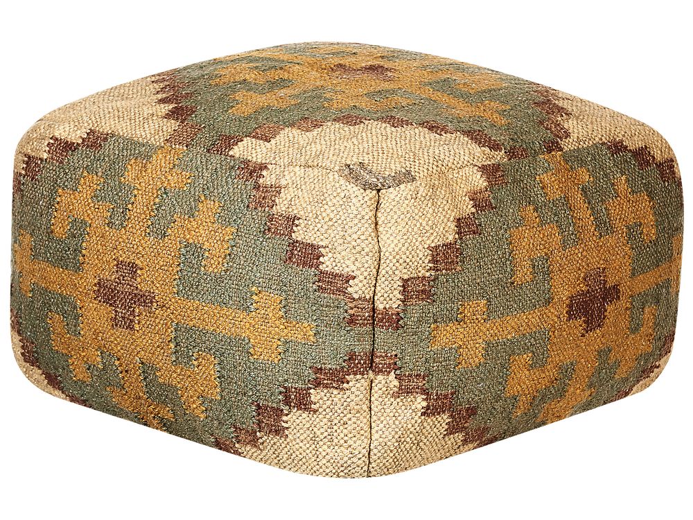 Sittpuff SARON Jute Flerfärgad