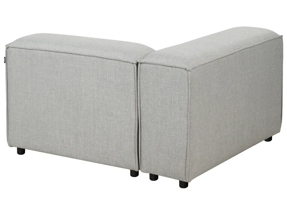 Modular Sofa 3 Seater ARDAL Fabric Light Grey_949525