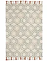 Matta HAJIPUR Beige 160 x 230 cm Bomull