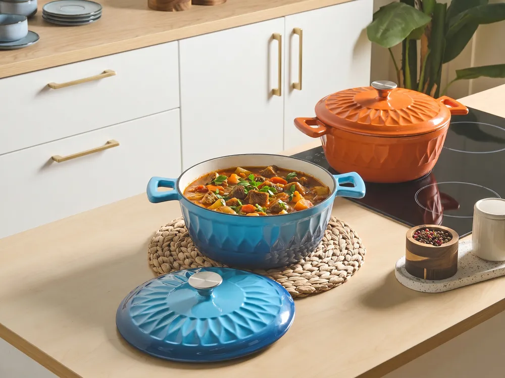 Cast Iron Pot CASTINO Blue