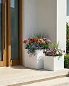 Blomkruka PAROS 40 cm Vit