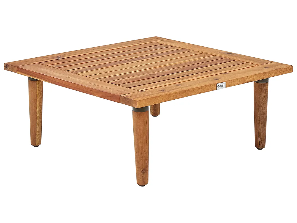 Garden Lounge Set with Table 4 Seater FRASCATI Modular Certified Acacia Wood Off-White_920414
