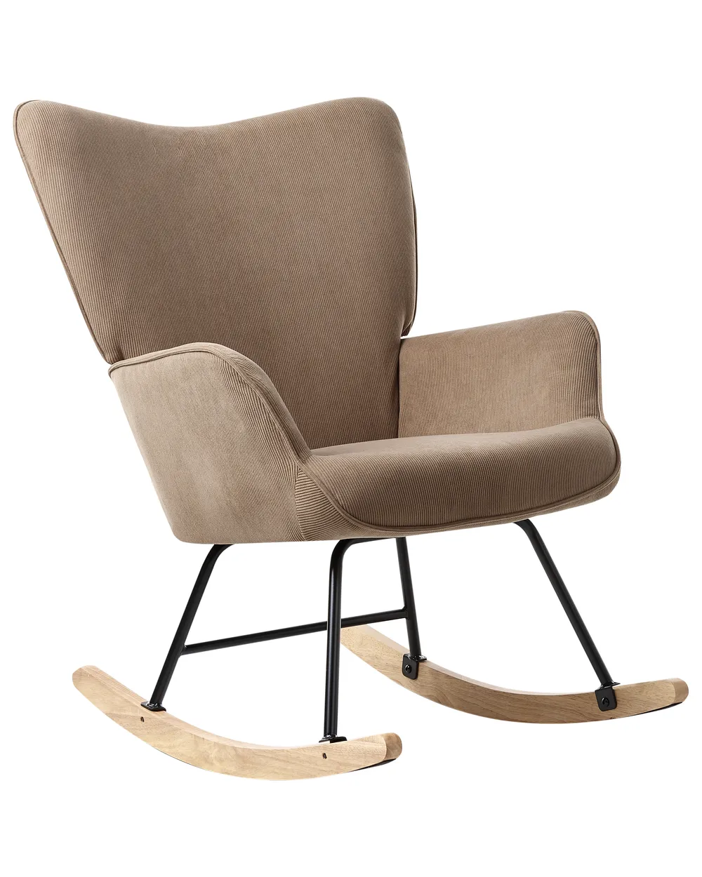 Rocking Chair ARSET Corduroy Taupe_952734