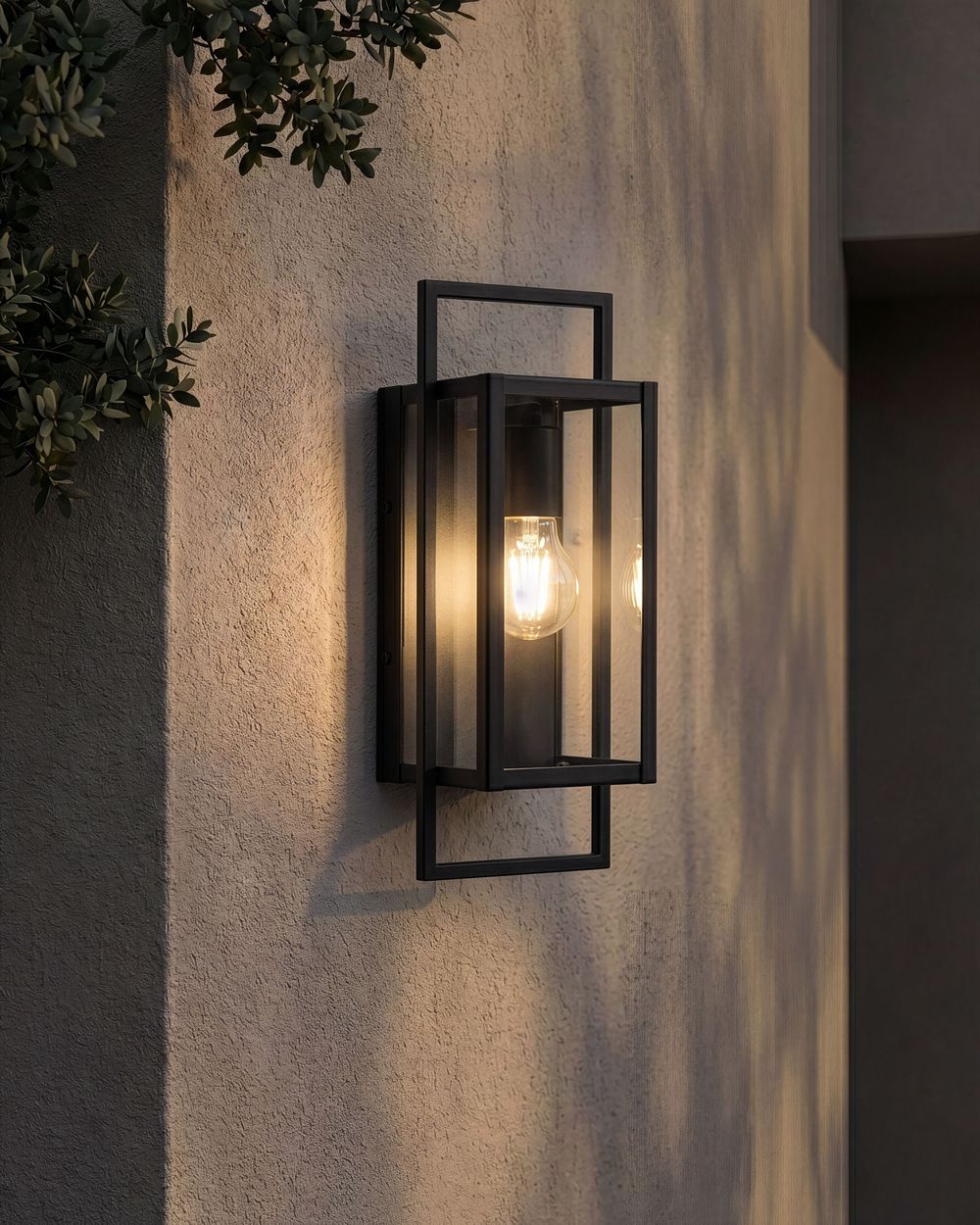 Outdoor Wall Light TARNA Black
