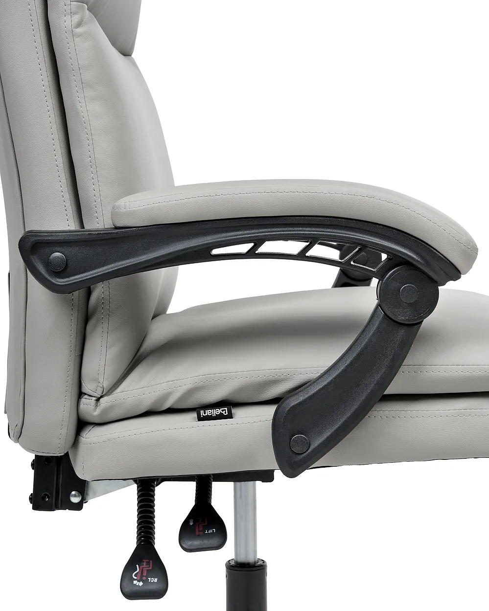 Executive Chair SERENE Faux Leather Light Grey_1161508