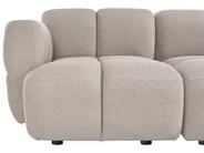 Modular U-Shape Sofa 8 Seater MAKSABERG Fabric Beige_1133467