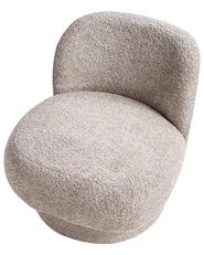 Swivel Armchair AYLO Boucle Taupe_960125