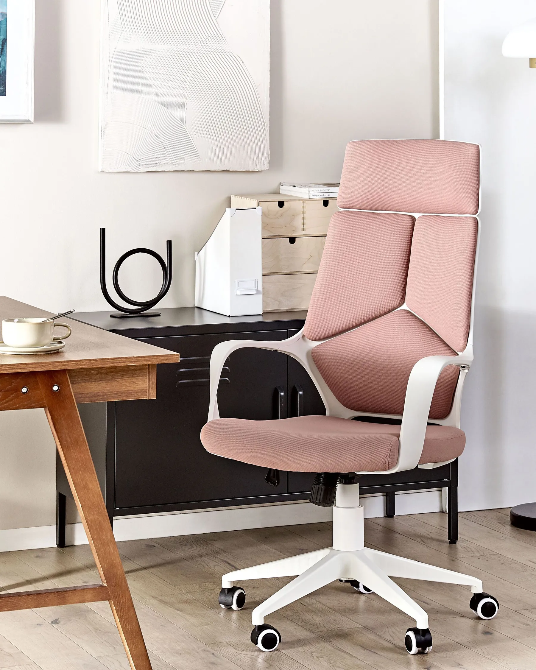 Office Chair DELIGHT Peach Pink_1073840