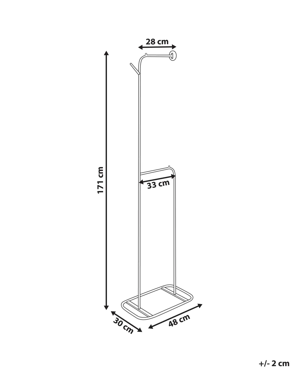 Coat Stand EUREKA Gold_1015662
