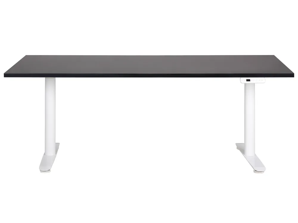 Electric Adjustable Standing Desk DESTINAS 180 cm 80 cm Black/ White_899619
